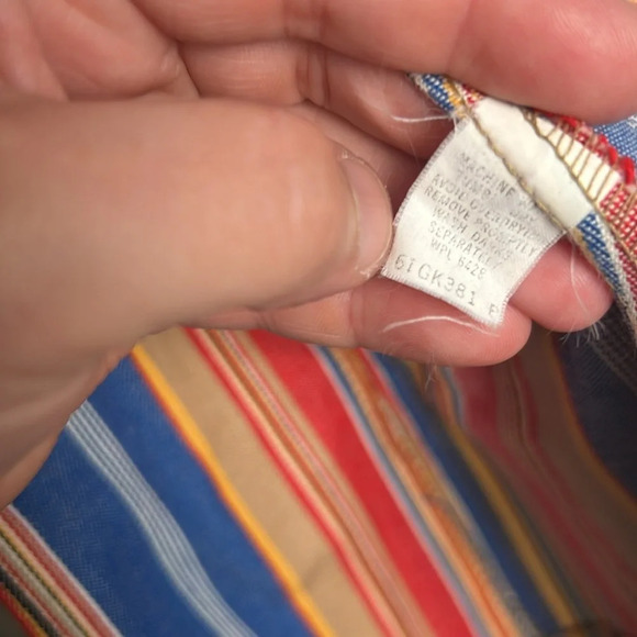 Women’s vintage wrangler blazer striped size medium - Picture 5 of 6